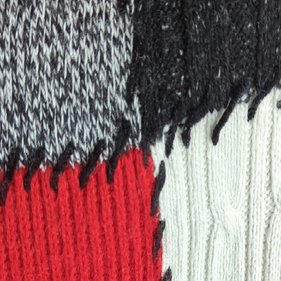 Vintage 90s Checkerboard Sweater - Picture 2 of 6